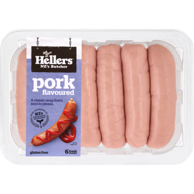 Hellers Pork Flavoured Sausages