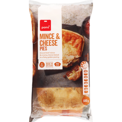 Pams Mince & Cheese Pies