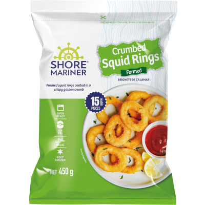 Shore Mariner Crumbed Formed Squid Rings