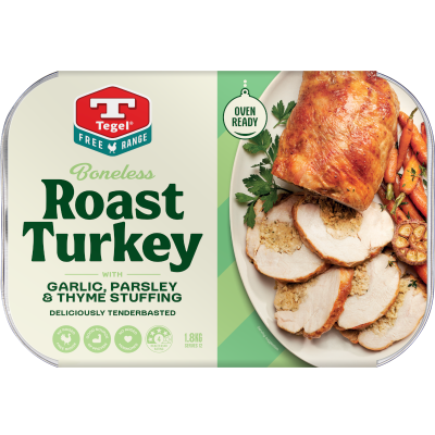 Tegel Garlic, Parsley & Thyme Stuffing Frozen Boneless Roast Turkey