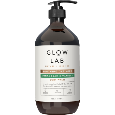 Glow Lab Soothing Oat Milk, Tonka Bean & Vanilla Bodywash