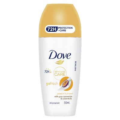 Dove Advanced Care Passionfruit Scent 72Hr Antiperspirant Roll On