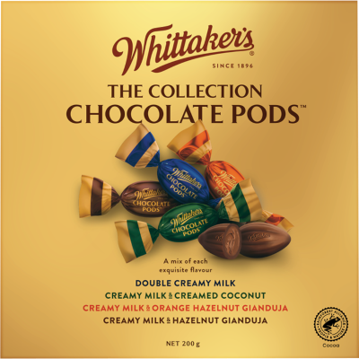 Whittaker's Milk Chocolate Pods Assorted